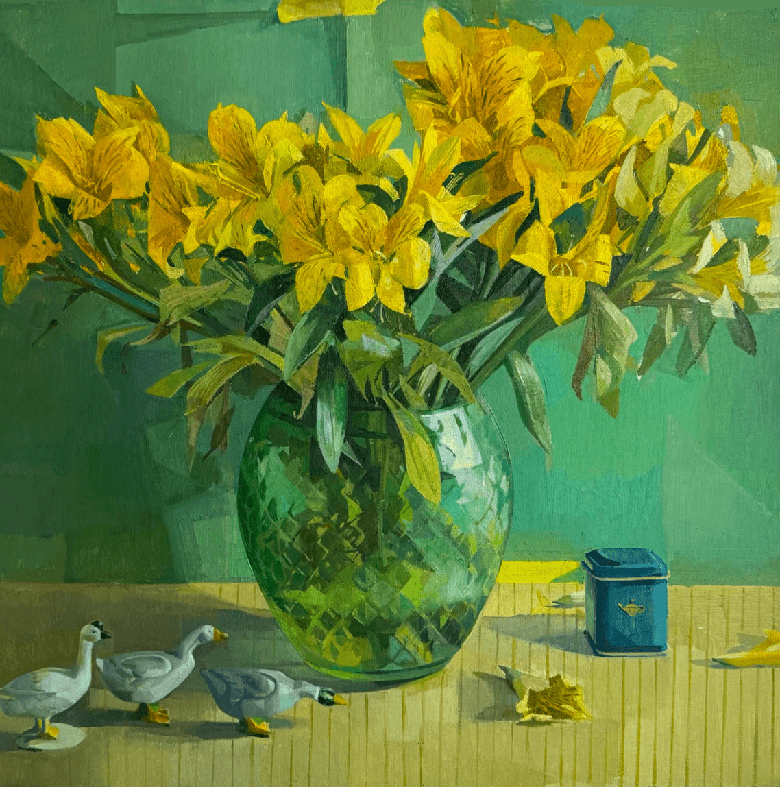 Hanie Soltani: Yellow Alstroemeria 