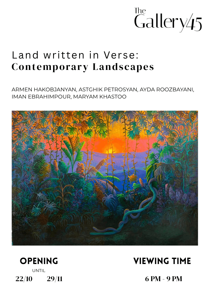 Land written in Verse:  Contemporary Landscapes 